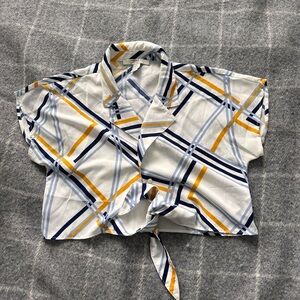 Forever 21 Geometric Print Blouse